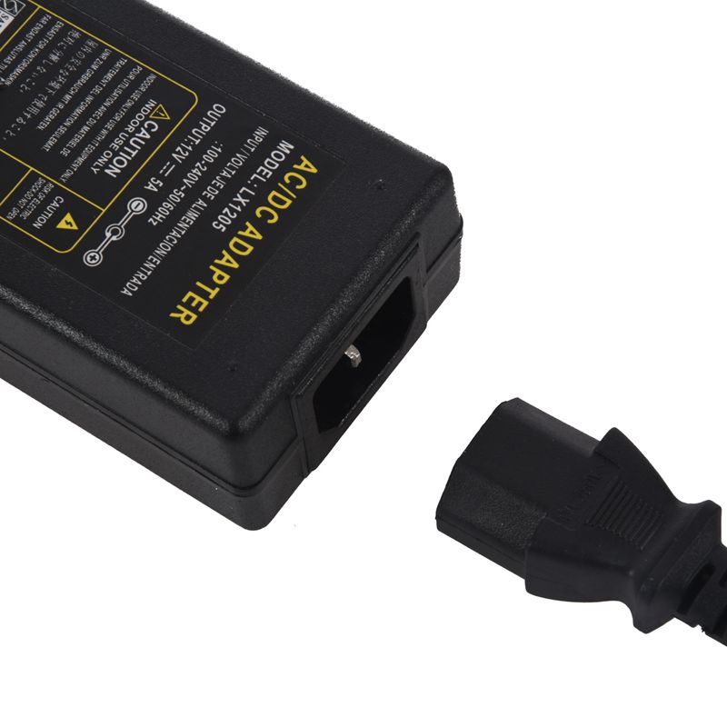 12V Power Supply Adapter 5A Transformer 110-220V & Gift