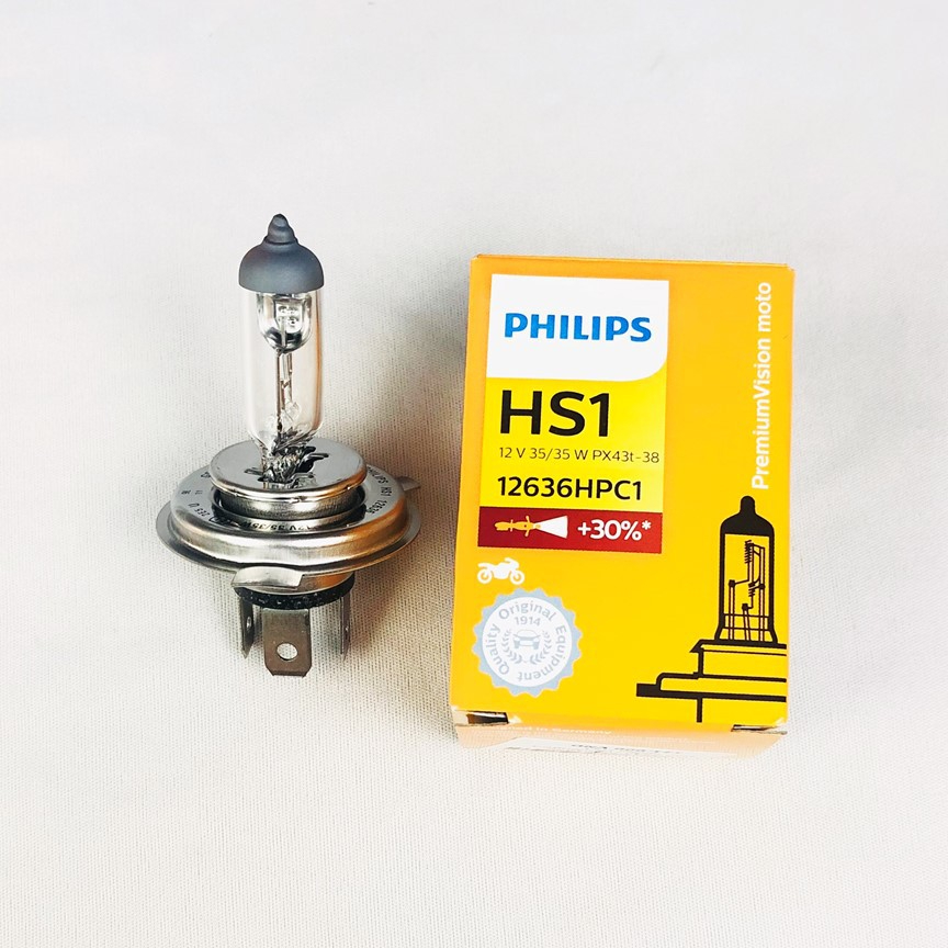 Bóng Đèn Halogen Philips HS1 Chân H4 Tăng 30% Độ Sáng