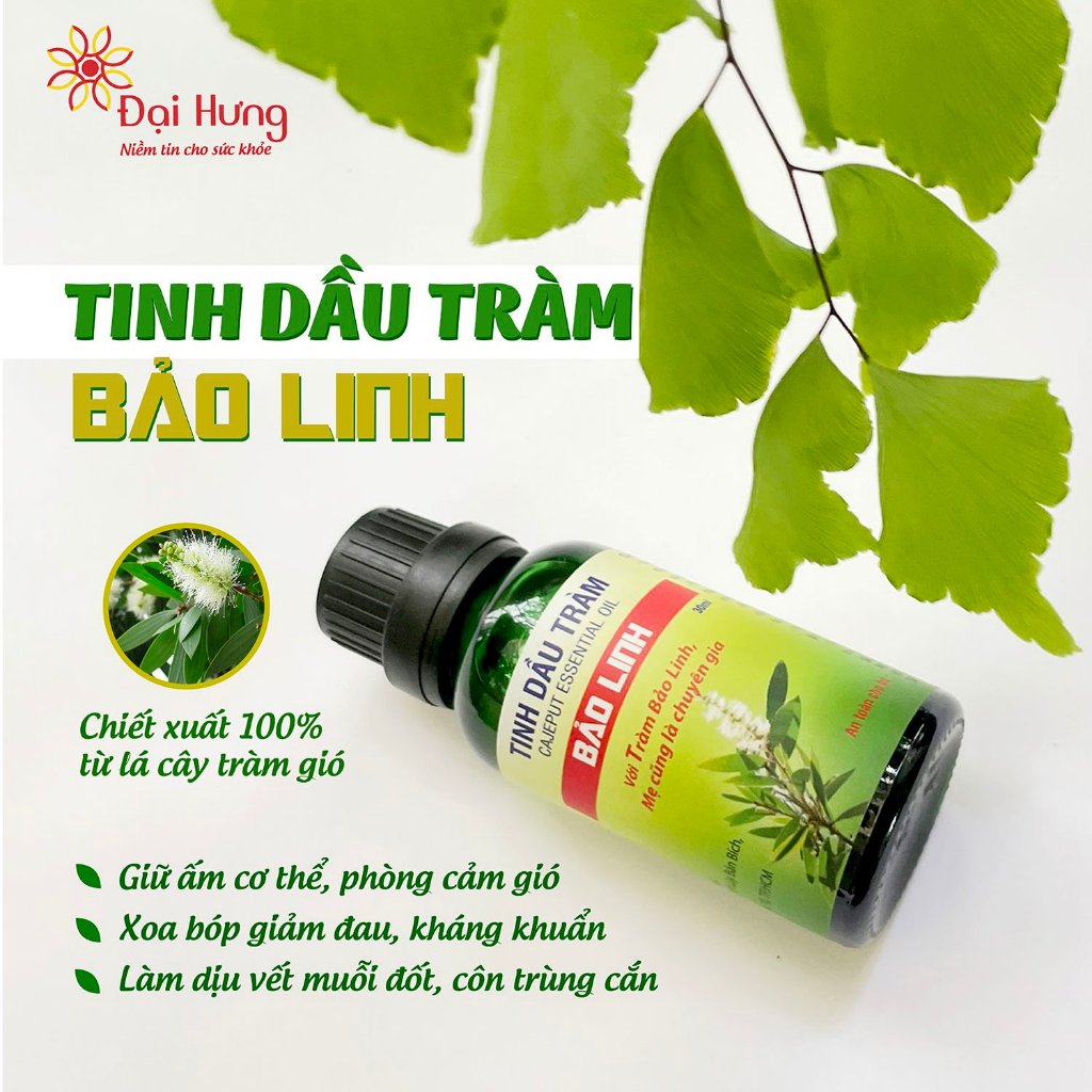 [Thanh Lý HSD 2/25] Tinh Dầu Tràm Bảo Linh Chai 10ml/ 30ml