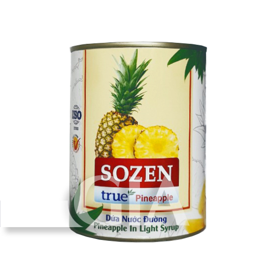 Thơm ngâm nước đường Sozen lon 565g