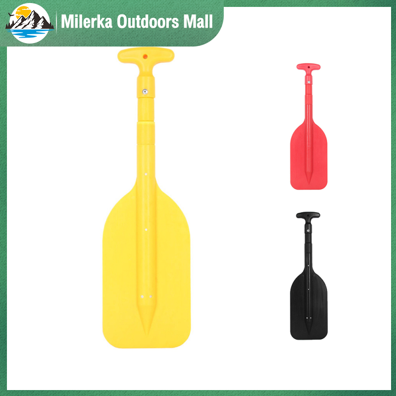 Milerka Outdoors Mall Boat Paddle Telescoping Plastic Collapsible Oar