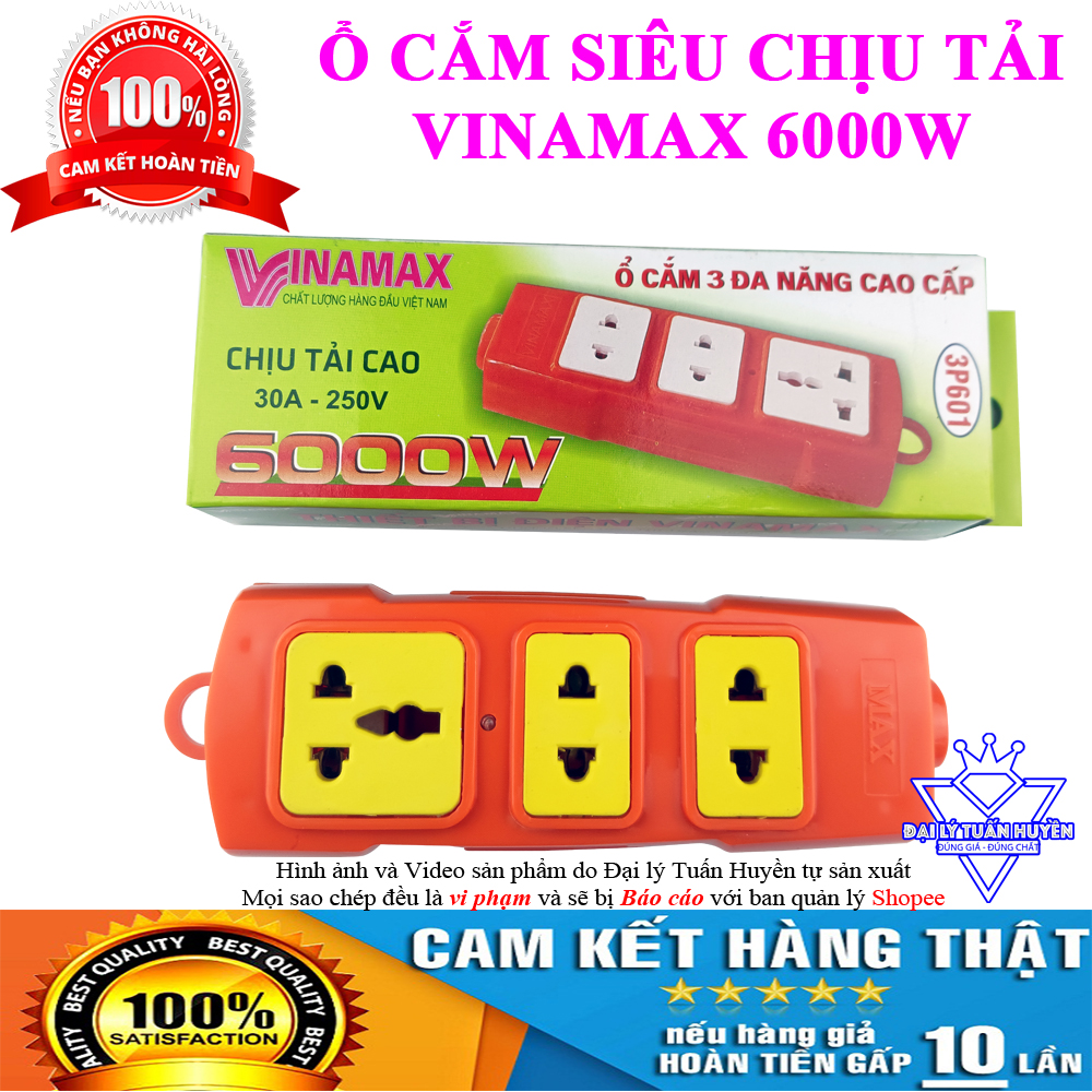Ổ cắm rời siêu chịu tải 6000W - VINAMAX