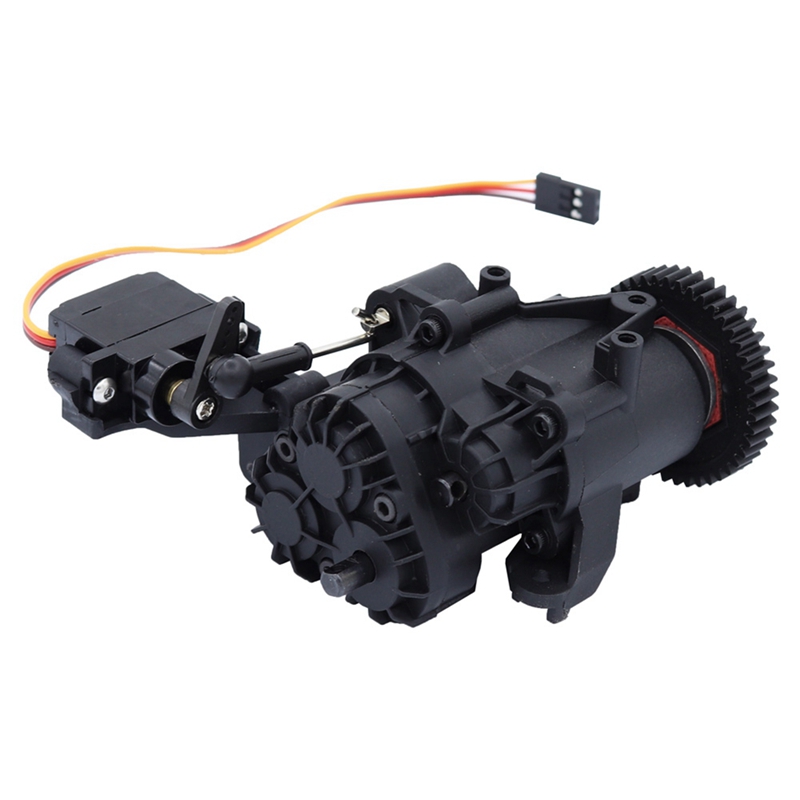 1 piece 2 speed transmission gearbox black metal+plastic for 1/10 rc crawler trx4 trx6 upgrade parts
