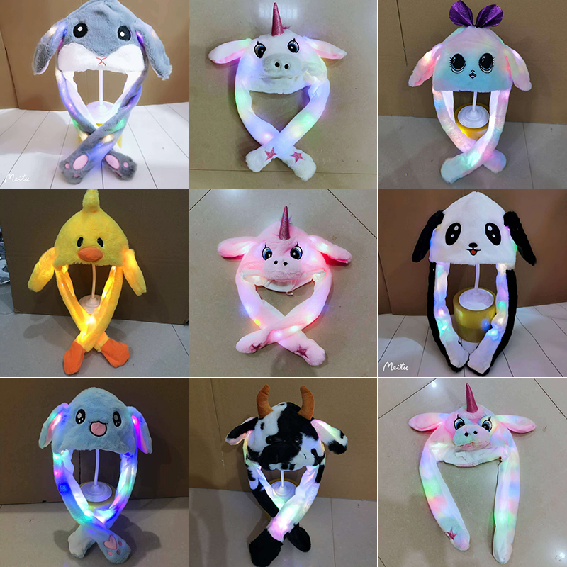 Light%20Up%20Animal%20Hat%20Led%20Glowing%20Rabbit%20Mouse%20Ears%20Hat%20Women%20Men%20Kids%20Plush%20Hand%20Pinch%20Cap%20Cartoon%20Cosplay%20Costume%20-%20Image%203