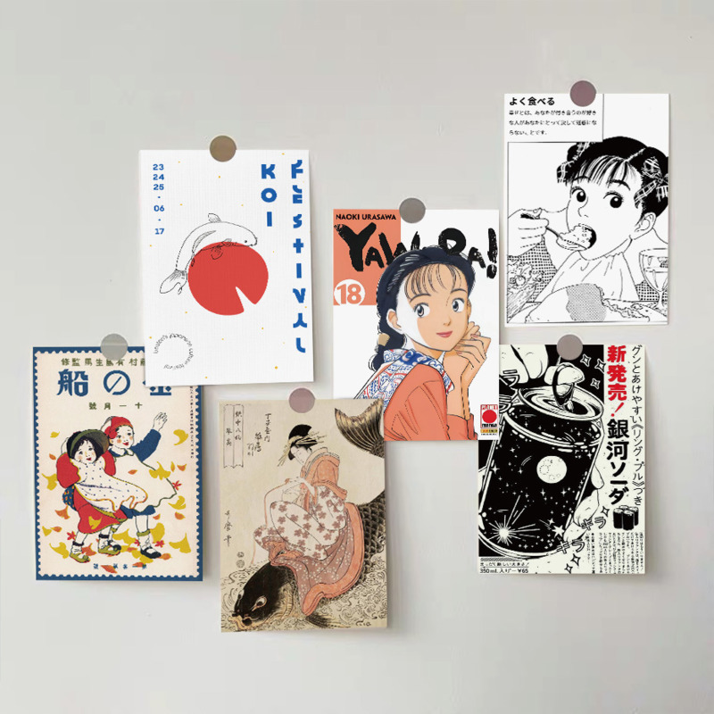 %E3%80%90EleganceEssence%E3%80%91Ins%20Japan%20Showa%20Vintage%20Cartoon%20Postcards%20Cute%20Girl%20Photo%20Props%20Background%20Wall%20Kawaii%20Decorative%20Card%20Greeting%20Cards%2010%20Sheets%20-%20Image%202