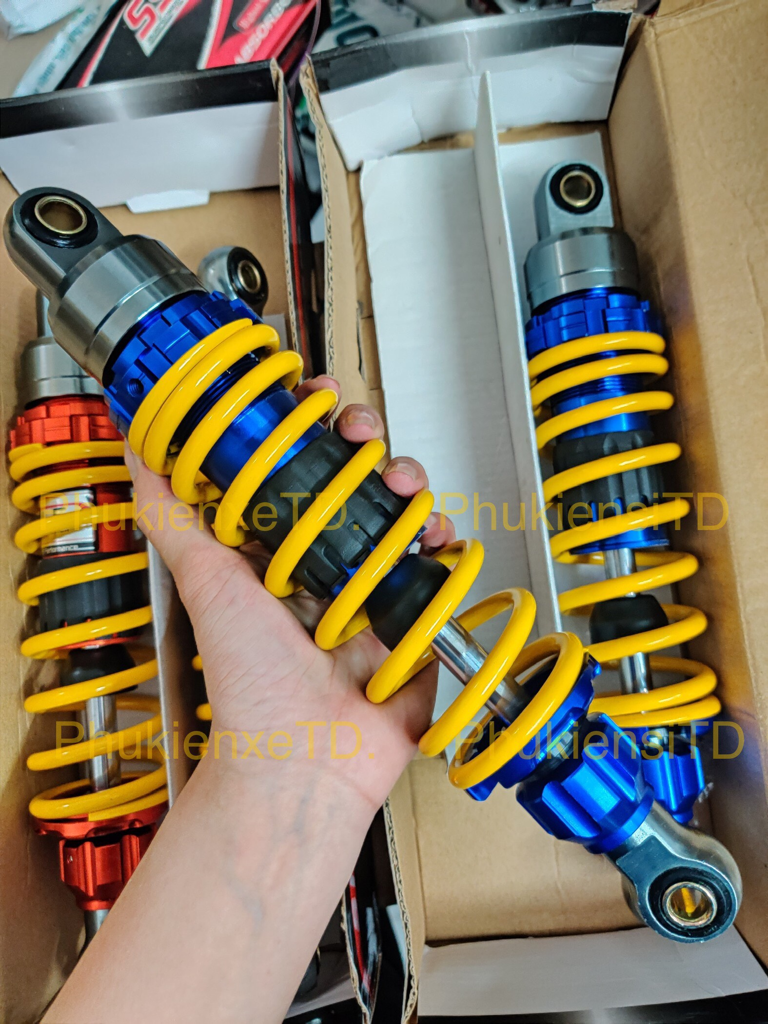 Phuộc Nitron lắp Dream Wave Galaxy Sirius Jupiter Taurus Cub MD Win Angel Suviva Magic Charly....