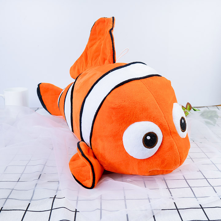 Gấu bông cá nemo - gấu bông cá hề vải nhung cao cấp, hàng loại 1, chất lượng cao