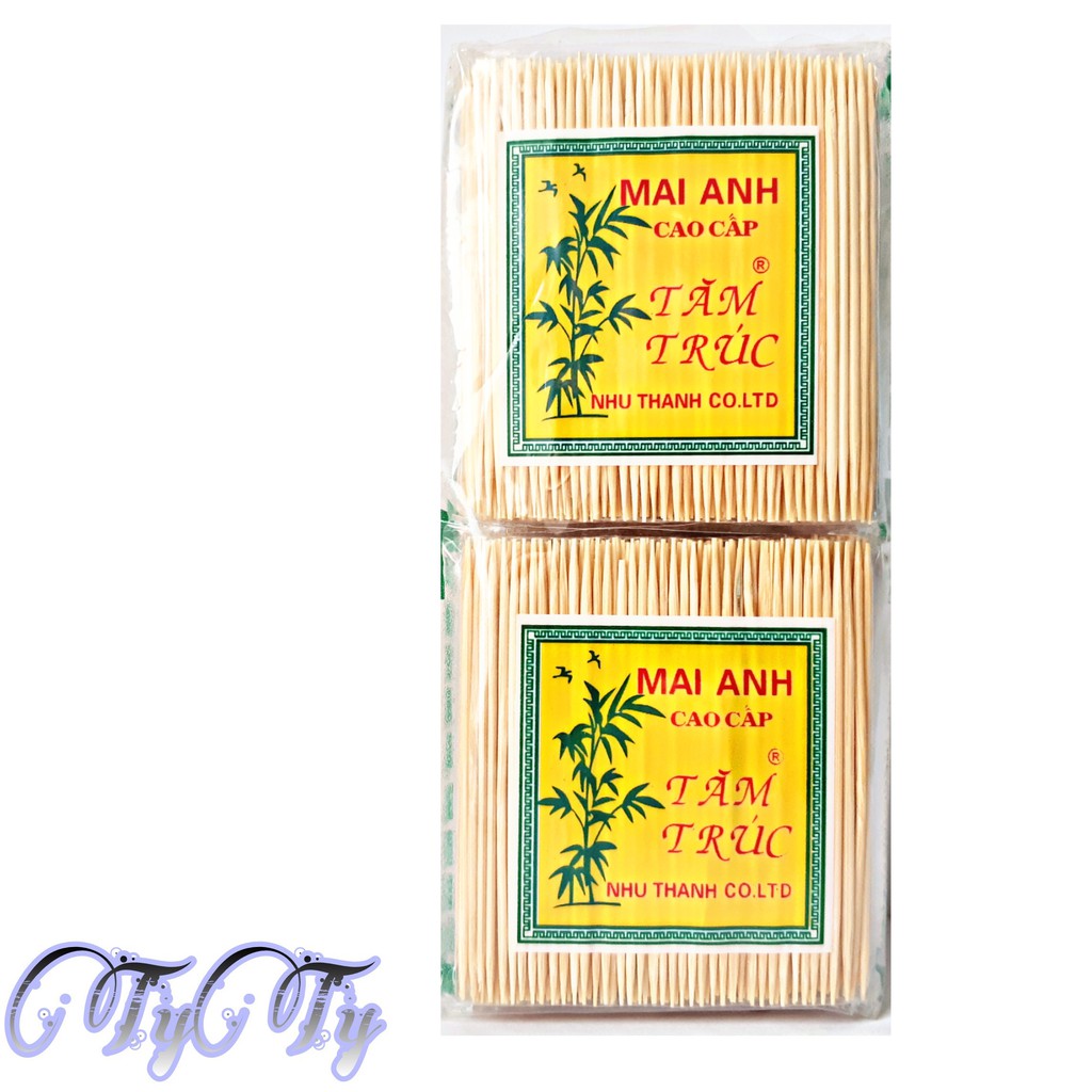 1 bịch 10 gói tăm xỉa răng mai anh