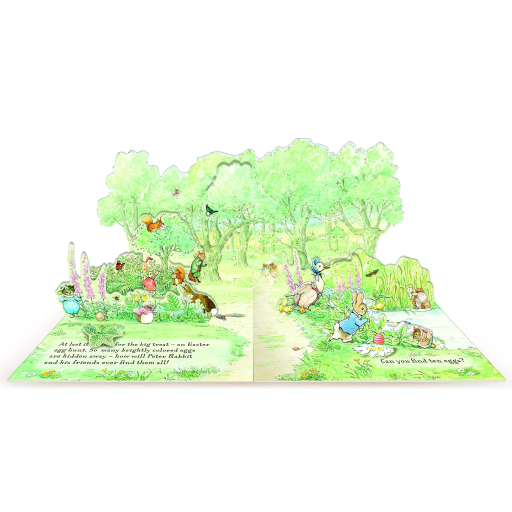 [Tiếng Anh cho bé] THE WORLD OF PETER RABBIT: A POP- UP EASTER EGG HUNT (bản Pop-up 3D)