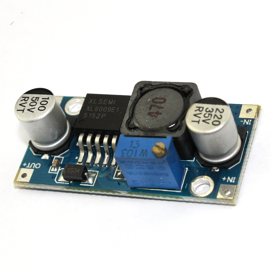【VogueVenture】XL6009 DC-DC Booster Board Power Supply Voltage Regulators Module Adjustable LM2577 Step-Up Module DC DC Step Up Converter. 