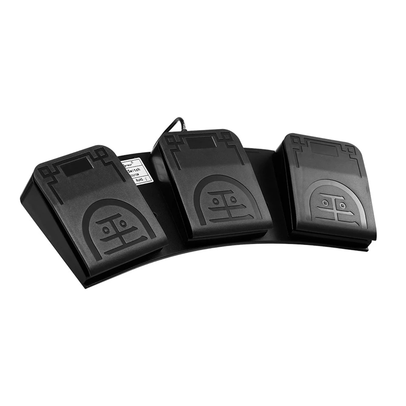 FS2020U1 USB Foot Switch Control Key Customized Computer Keyboard Action Pedal for Devices Instruments Computers Office-In Stock