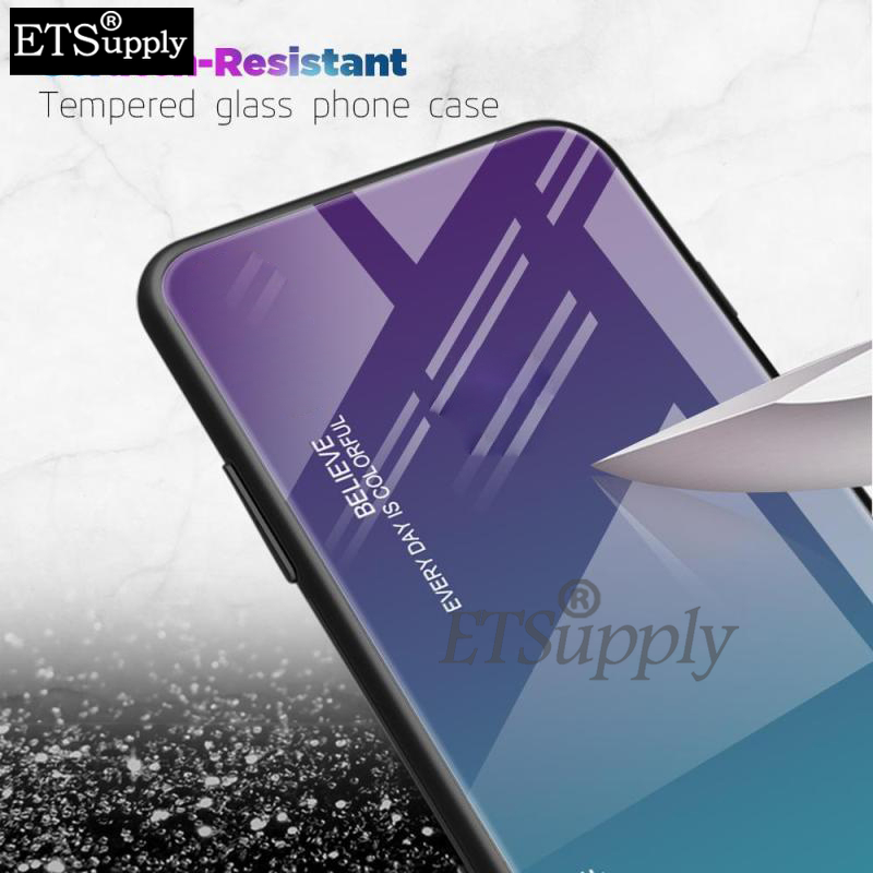 Phone case Honor Magic 7 Pro Gradient Mirror Tempered Glass Protector Hard Back Cover Honor Magic 7Pro Case. 