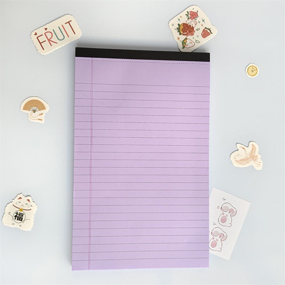 LAWRENCCE 50 Pages Legal Pad Ink-proof Tearable Lined Paper Memo Pad ...