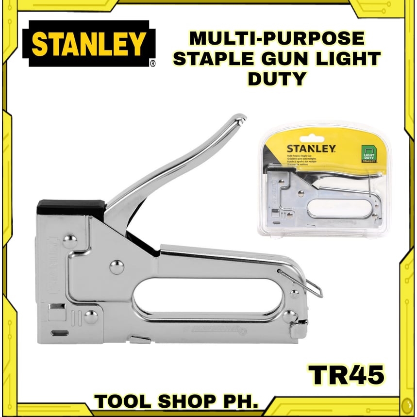 STANLEY MultiPurpose Staple Gun Light Duty (TR45) Lazada PH
