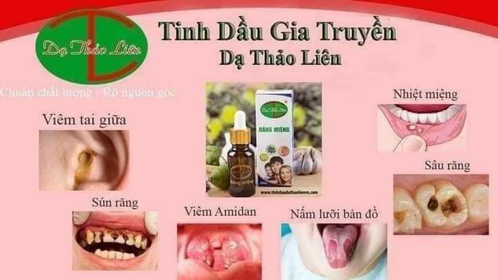 Tinh dầu răng miệng DẠ THẢO LIÊN chai 5ml