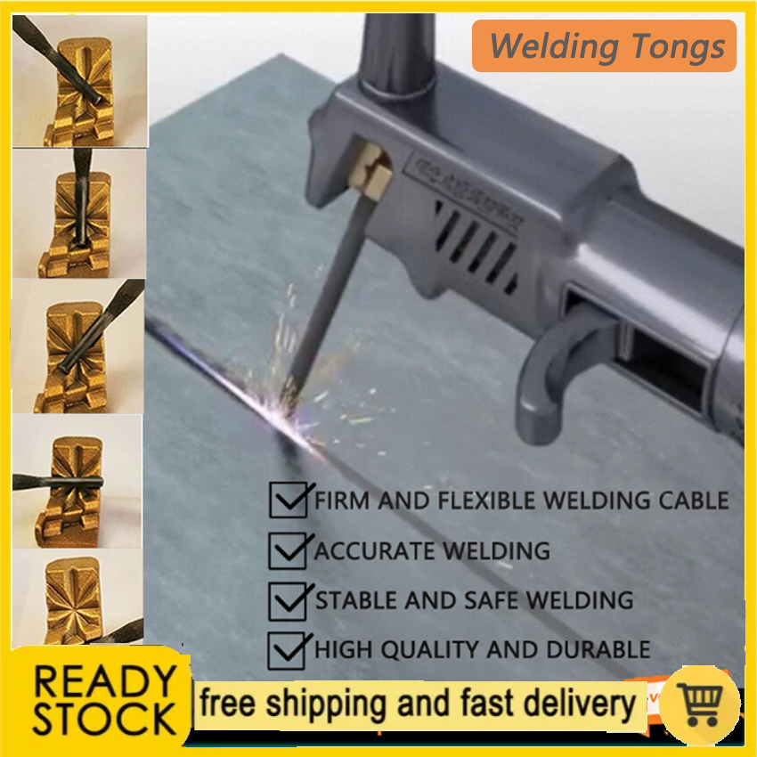 【In Stock】Crooked Nozzle Welding Tongs Electrode Holder With Chipping