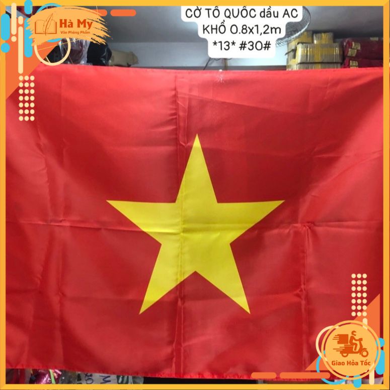 Cờ Tổ Quốc Việt Nam Vải Kate Dày Dặn Siêu Chắc Siêu Bền