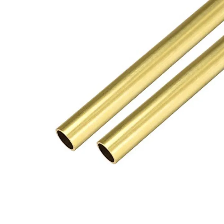 uxcell Brass Round Tube 300mm Length 11mm OD 1mm Wall Thickness Seamless Straight Pipe Tubing