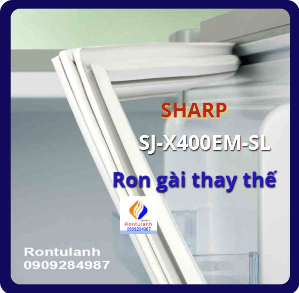 Ron tủ lạnh sharp model SJ-345S-SL