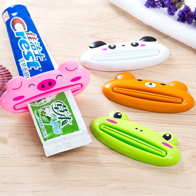 [HCM]SET 2 Dụng Cụ Kẹp Kem Đánh Răng Hình Thú