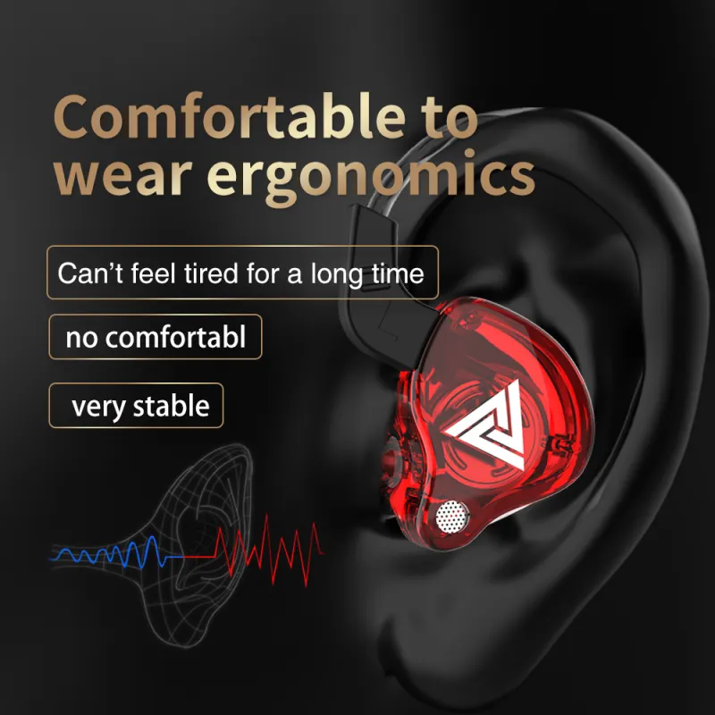 ภาพสินค้าOriginal หูฟัง QKZ รุ่น AK6 Earphone Sport Earbuds Stereo With HD Mic ระดับเสียง HI-FI ไมค์เพิ่ม/ลดเสียง สายยาว 1.2 เมตรประกัน 1 ปี จากร้าน EAKER Technology บน Lazada ภาพที่ 7