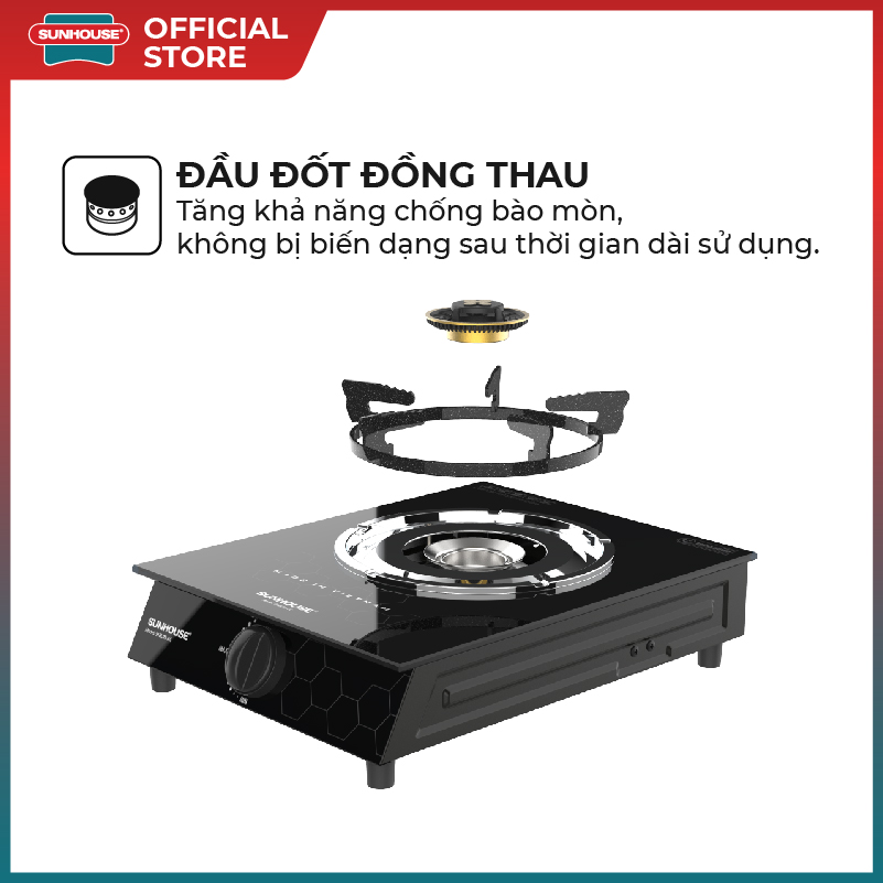 Bếp gas đơn SUNHOUSE SHB215-EC