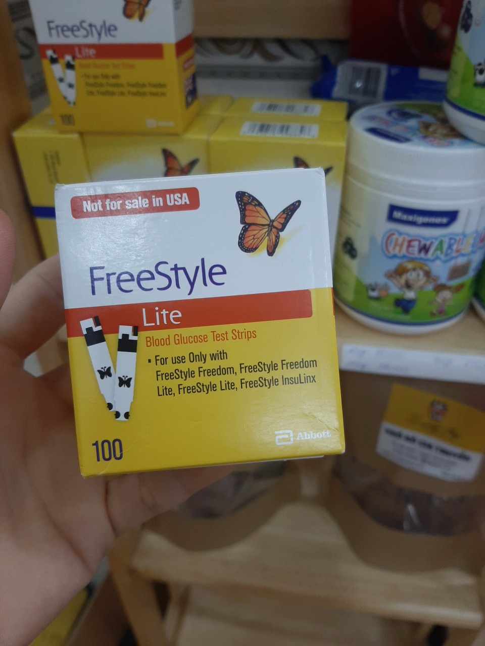 [ FREESHIP] QUE THỬ ĐƯỜNG HUYẾT FREESTYLE LITE ( 50 QUE - 100 QUE). ZENBELIFE