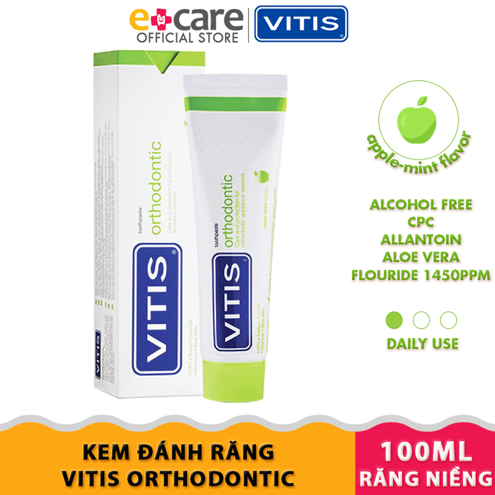 Toothpaste for braces Vitis Orthodontic 100ml