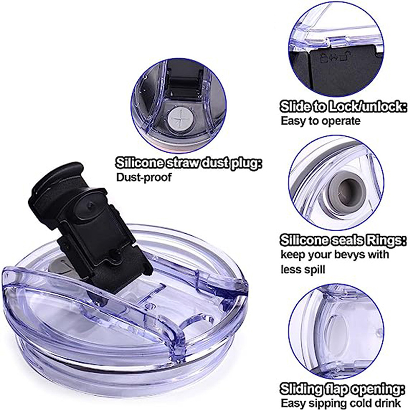 40/30%20Oz%20Sealing%20Bottle%20Cover%20Splash%20Spill%20Proof%20Plain%20Plastic%20Lids%20For%20Ozark%20Trail%20Rtic%20Tumbler%20Cup%20Multicolor%20Bottle%20Natuo%20-%20Image%202