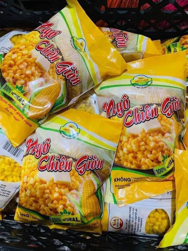 Ngô chiên bơ giòn tan thơm ngon