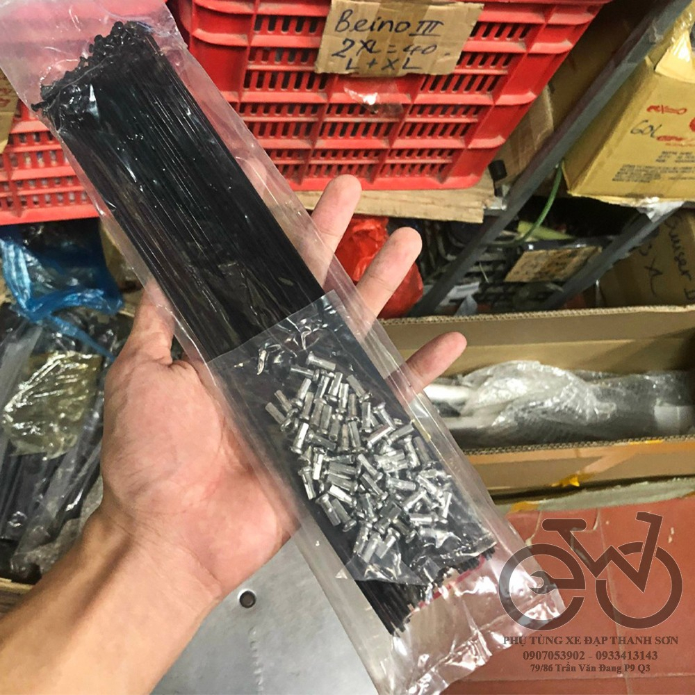 Căm xe đạp Fixed Gear, Nan hoa xe đạp dùng cho vành Fixed Gear 4cm