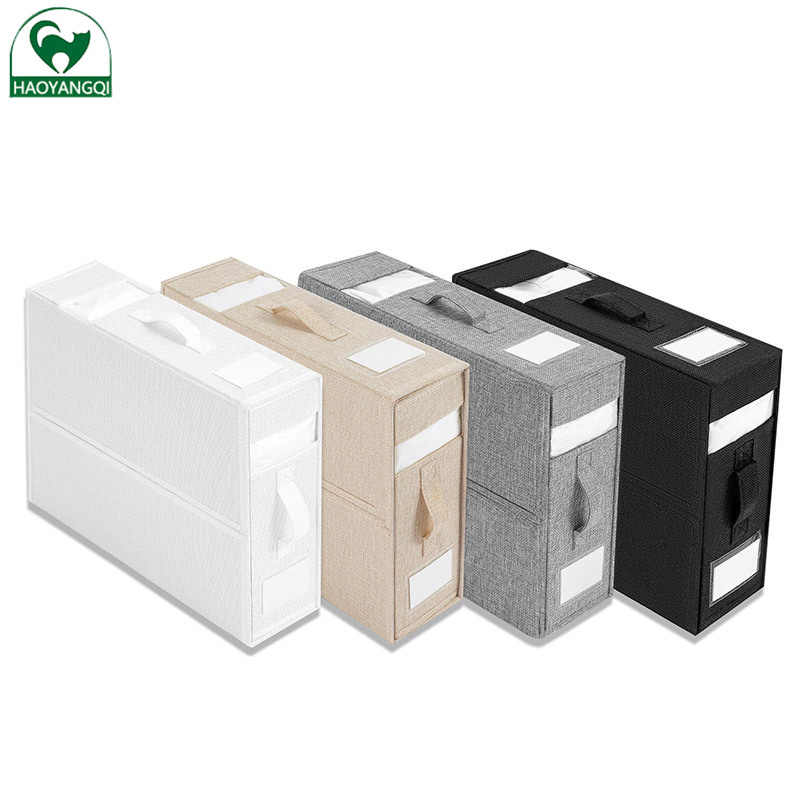 Bed sheet storage box set Cloth bedding 4-piece storage wardrobe blanket cover storage box