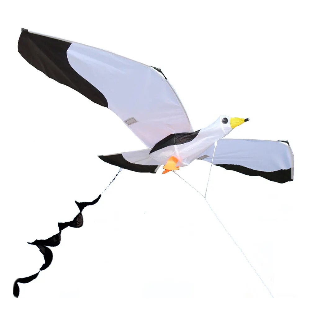Toddler Beach Toys 3D Seagull Kite Kids Outdoor Easy Fly Three