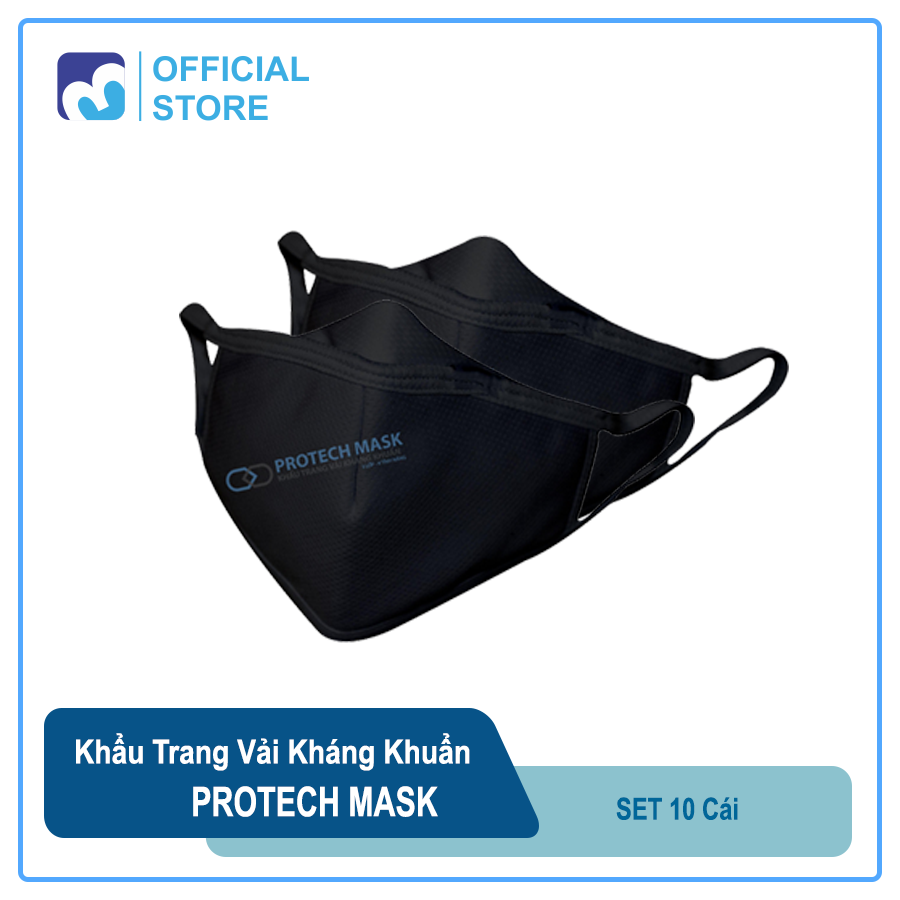 KHẨU TRANG VẢI KHÁNG KHUẨN - PROTECH MASK