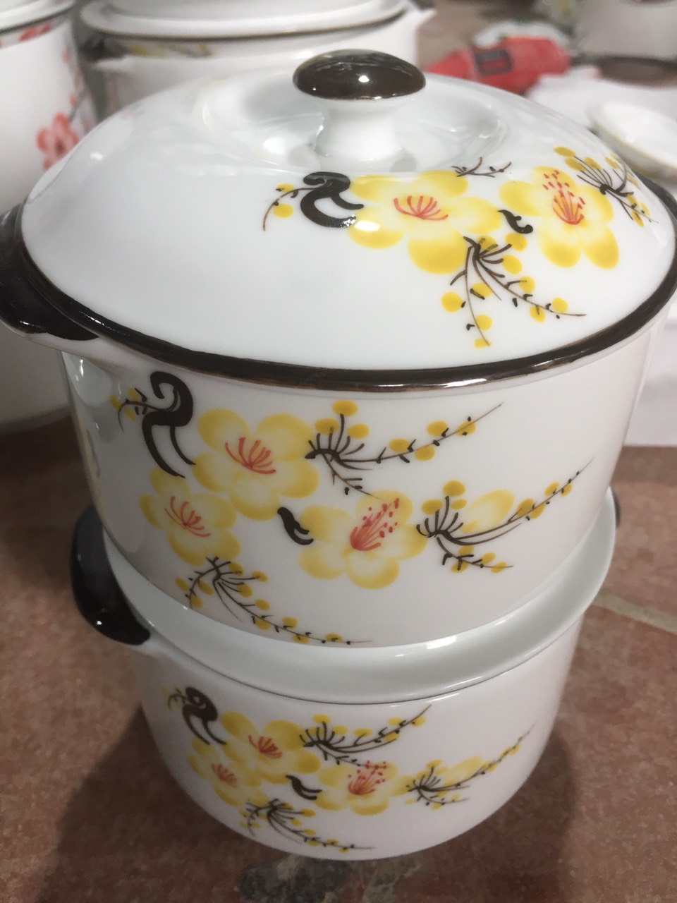 HŨ SUP SỨ BÁT TRÀNG 600ML