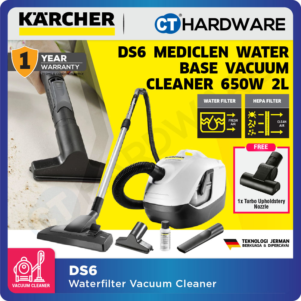 Karcher DS 6 Mediclean Water Base Water filter Vacuum Cleaners 650W