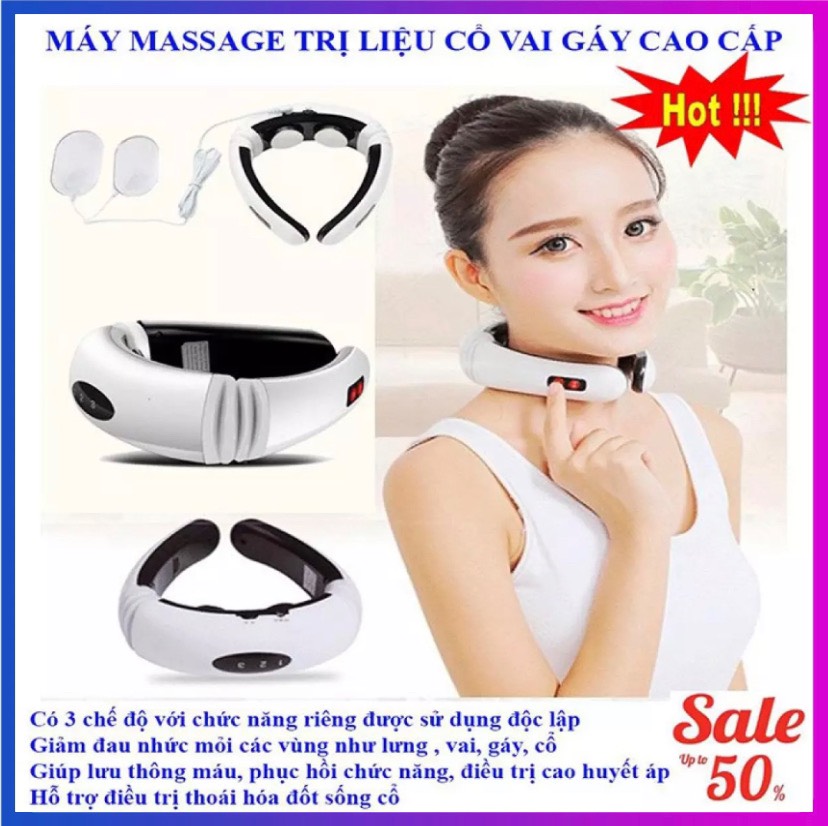 Máy masage vai gáy chữ c, máy massage cổ vai gáy 3d, máy matxa trị liệu, rung từ trường và xung điện giảm đau hiệu quả, thích hợp dùng mọi nơi.