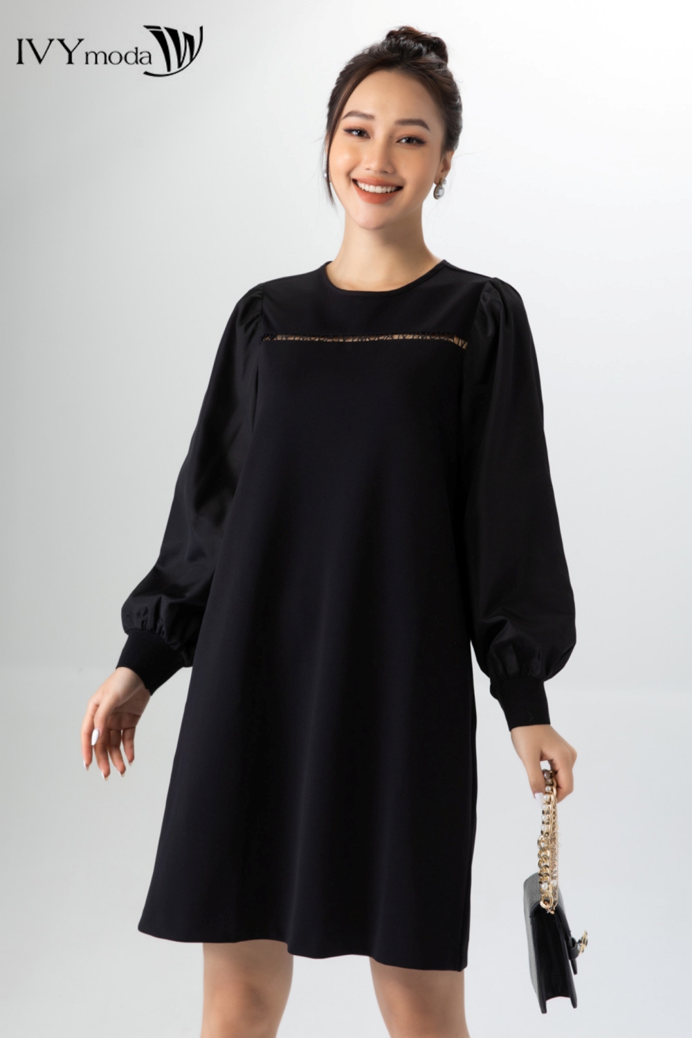 Đầm thun dáng suông IVY moda MS 42B9053