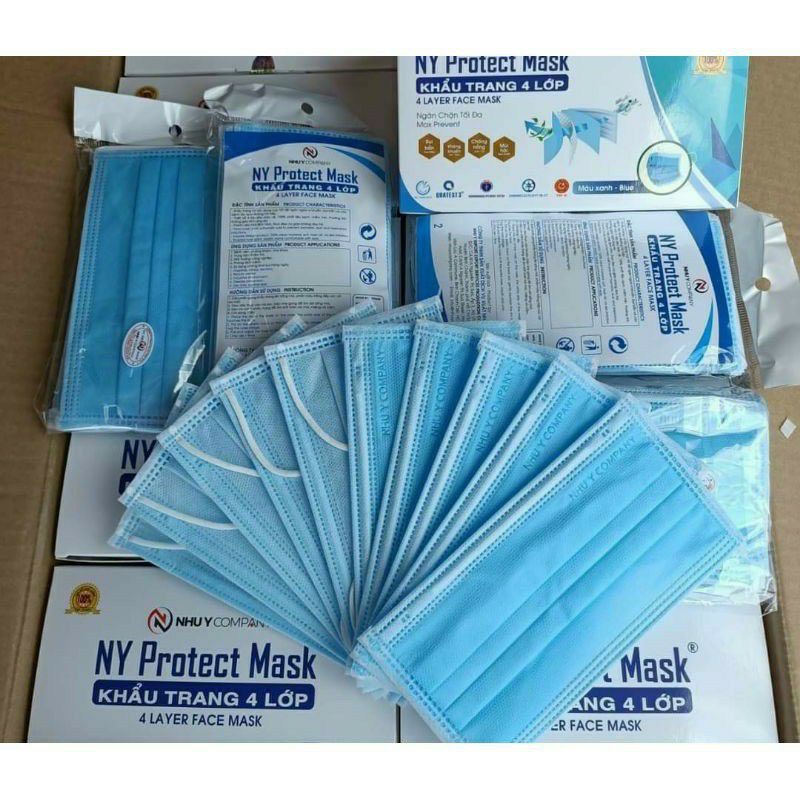 Khẩu Trang NY 4 Lớp Kháng Khuẩn
