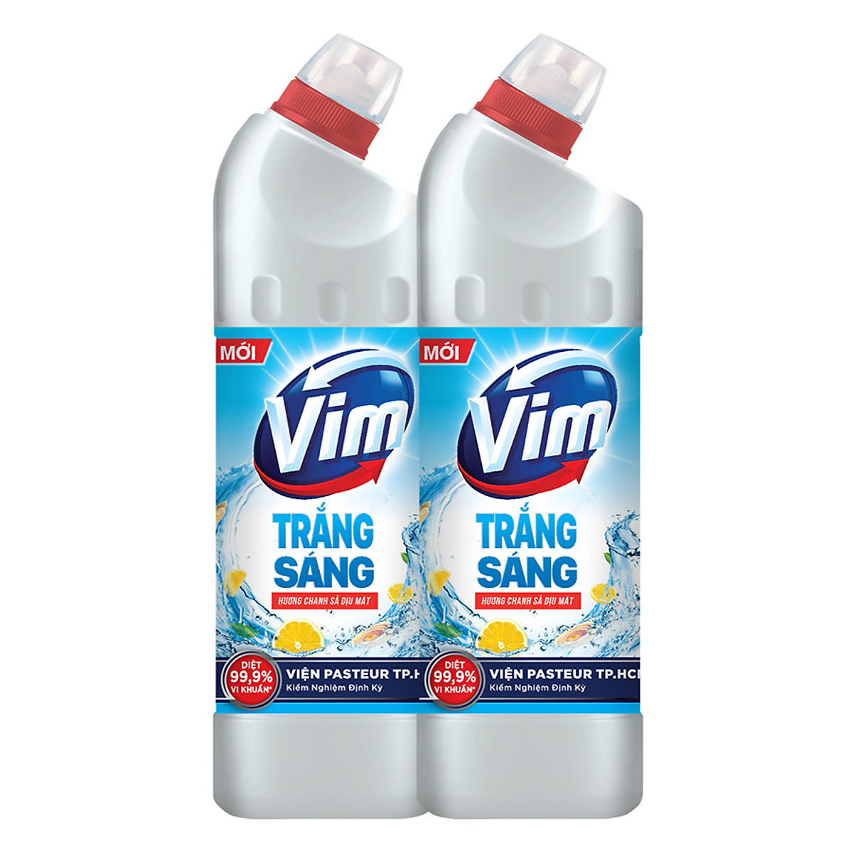Vim Nước Tẩy Bồn Cầu Vim Diệt Khuẩn  - Xanh Nước Biển (500ml)