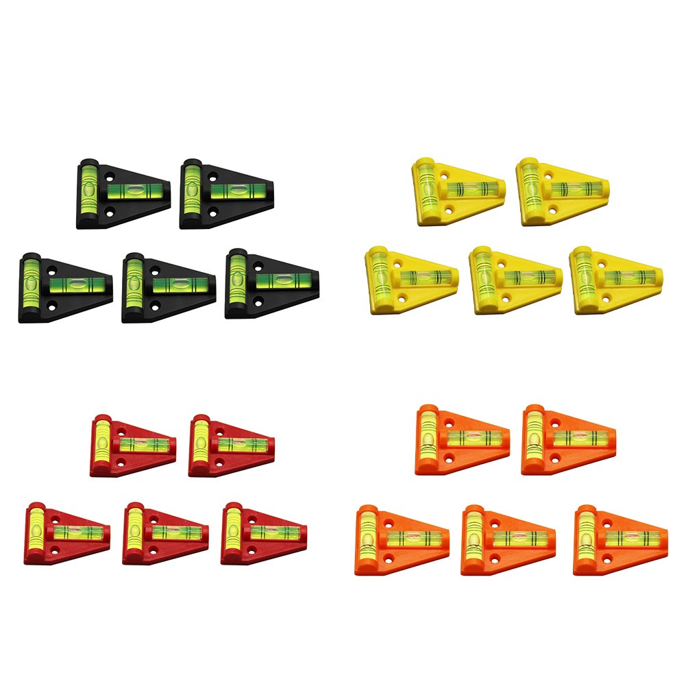 5PCS Horizontal Bubble Triangle Level T-type Scope Precision Spirit Bubble