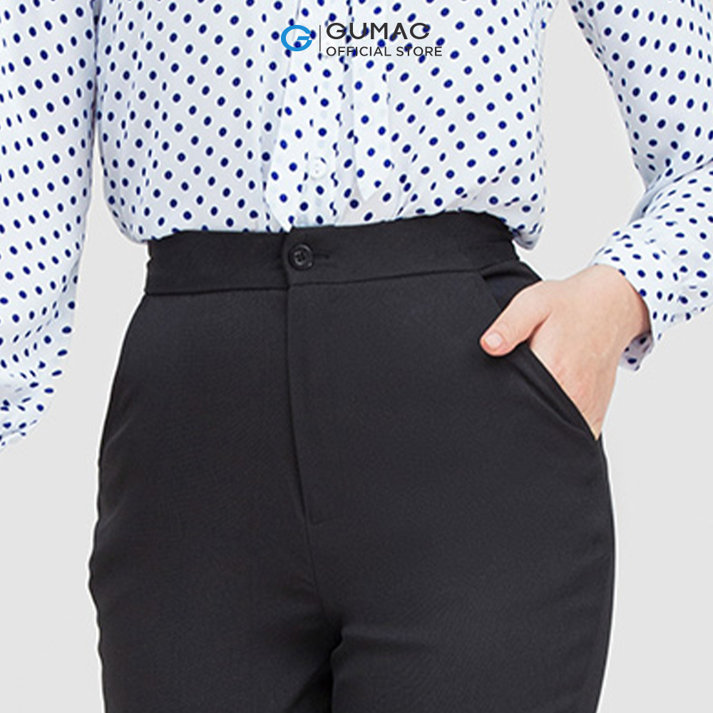 Quần tây nữ GUMAC QC05041 ống đứng