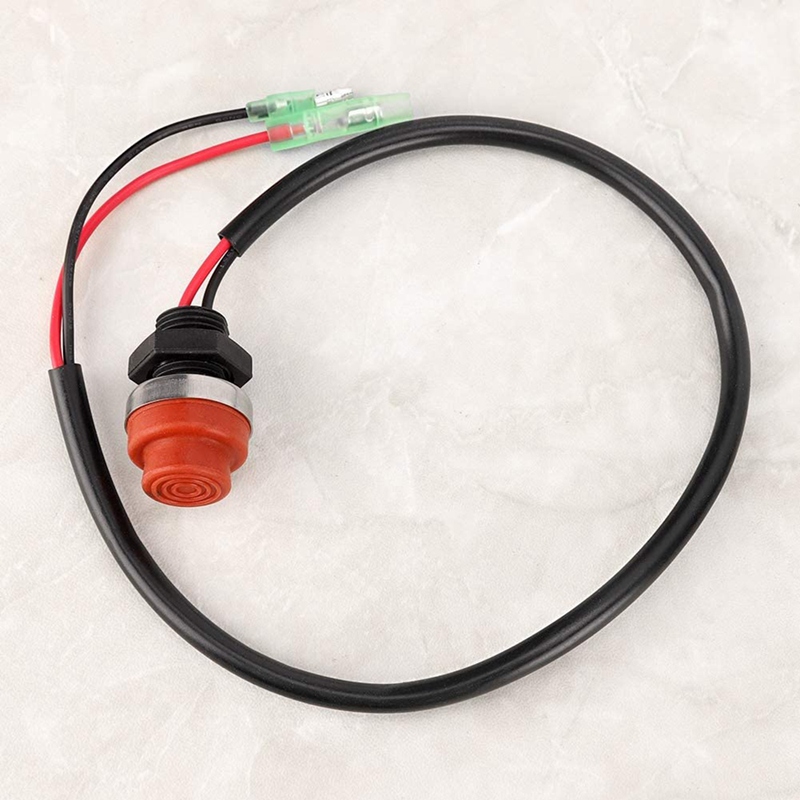 Universal Boat Outboard Engine Motor Start Kill Switch Keyless Push Button , Applicable to All for Ships