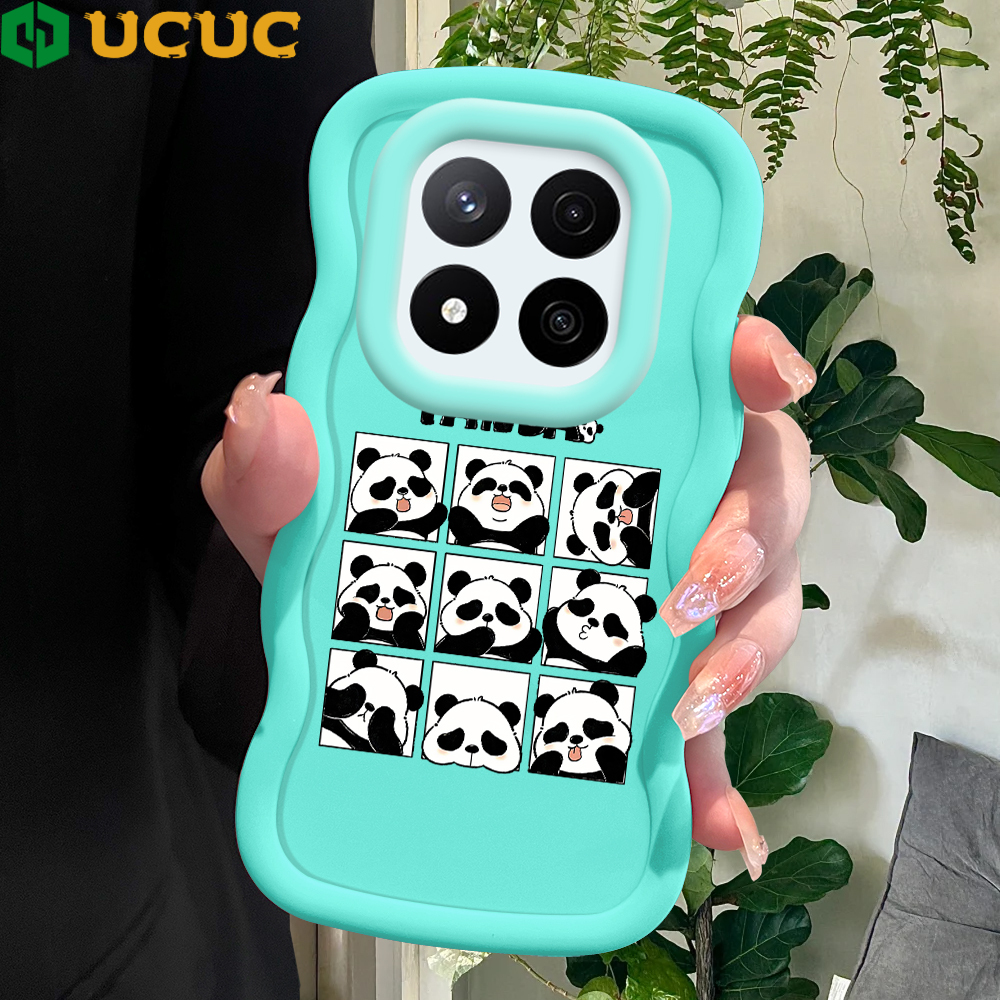 UCUC%20for%20Redmi%20Note%2014%204G%205G%20Note%2014%20Pro+%20Xiaomi%20Poco%20X7%205G%20Back%20Cover%20Nine%20Cute%20Pandas%20Creative%20Candy%20Color%20Wave%20Silicon%20Phone%20Protective%20Case%20-%20Image%202