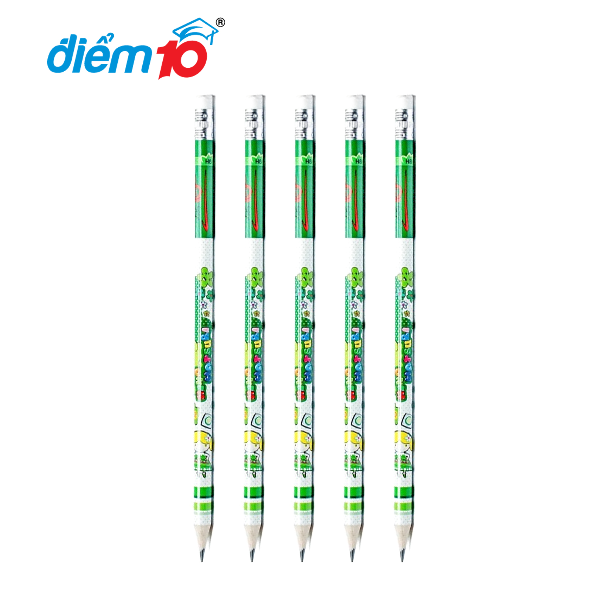HỘP 10 CÂY BÚT CHÌ GỖ HB THIÊN LONG TP-GP012