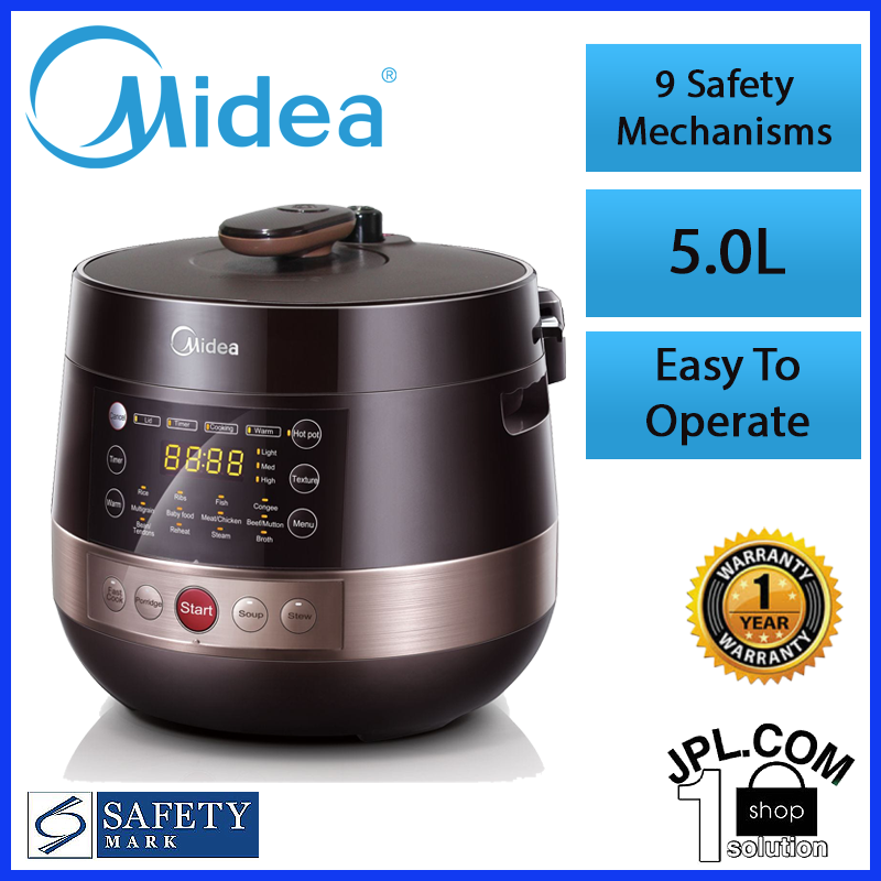 Midea 5.0L Multi Function Steamer Electric Pressure Cooker MY