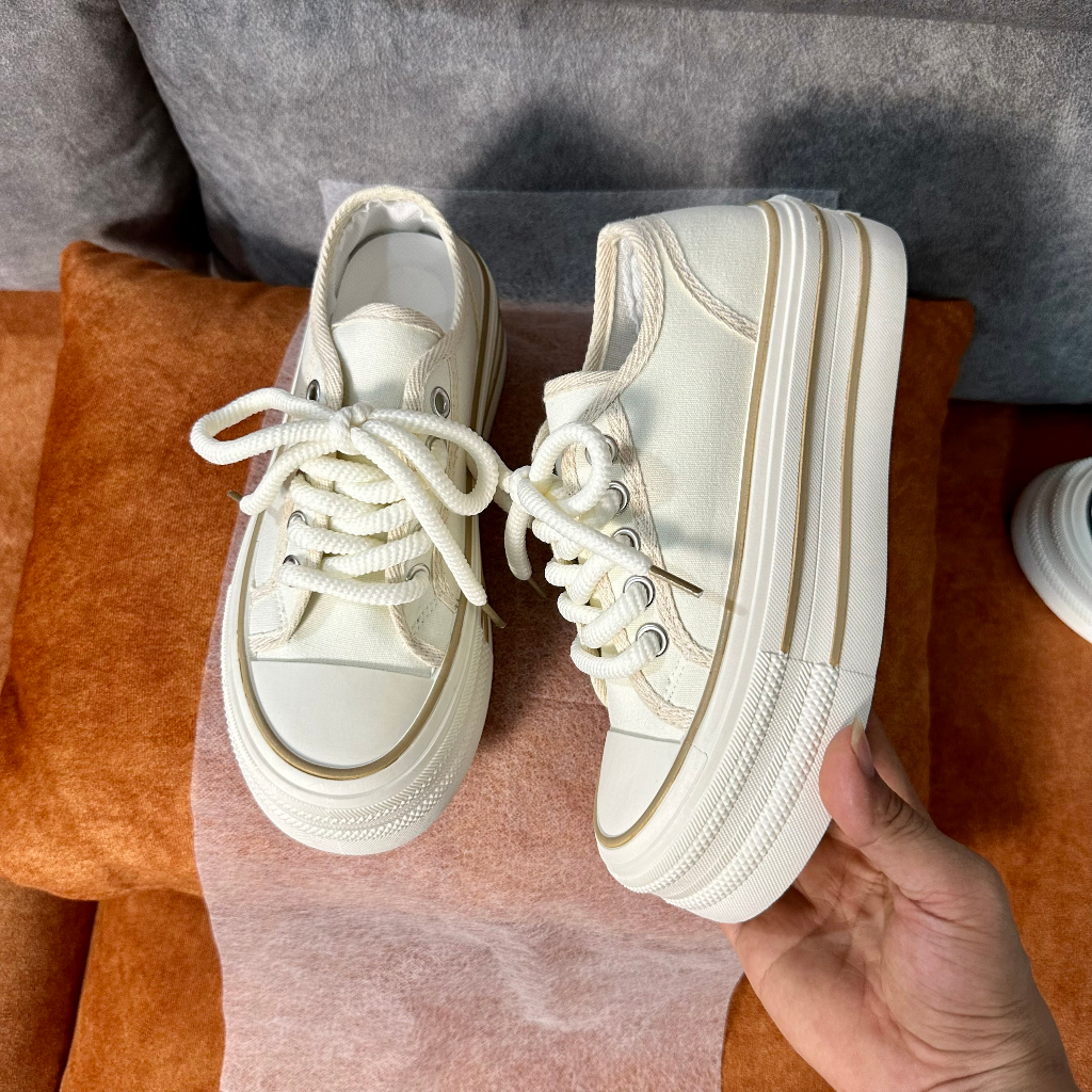[SIÊU SALE NĂM MỚI] [FREESHIP + VOUCHER] Giày thể thao nữ basic dây thừng đế 5cm Tifani