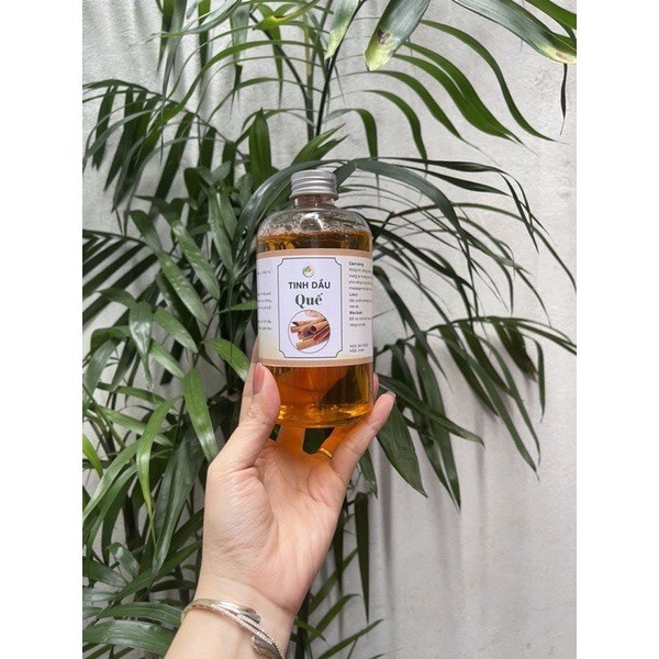 Combo 1 chai tinh dầu sả chanh và 1 chai tinh dầu quế 500ml