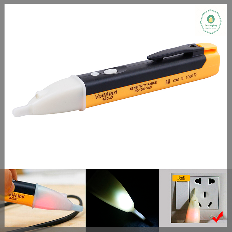 【Jettingbuy】 Hot Sale Non-contact Test Pencil 1AC-D Ultra-Safe Induction Electric Pen VD02 Detector