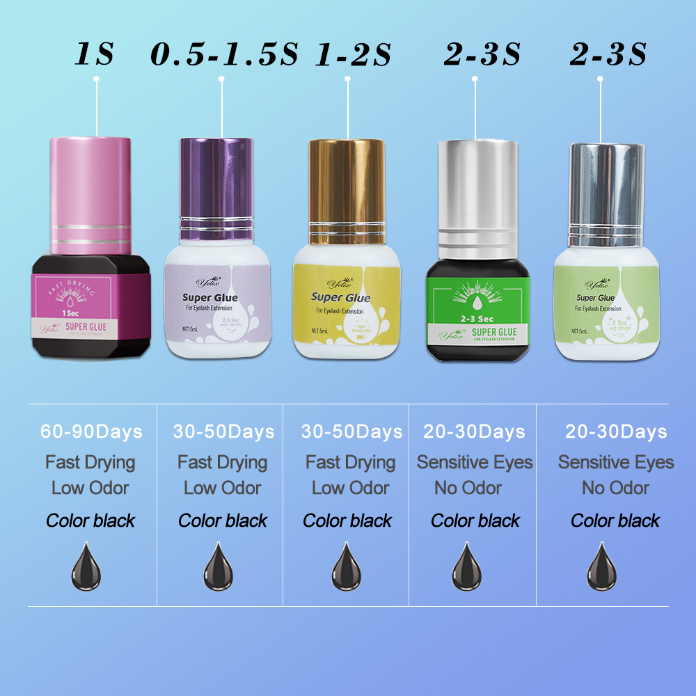 Jiufeng%20Fashion%20%20Yelix%20Eyelash%20Extension%20Glue%200.5-1%20Sec%20Fast%20Dry%20Individual%20Lashes%20Glue%20Sensitive%20Eye%20Black/Clear%20Eyelash%20Glue%20Lash%20Extension%20-%20Image%204